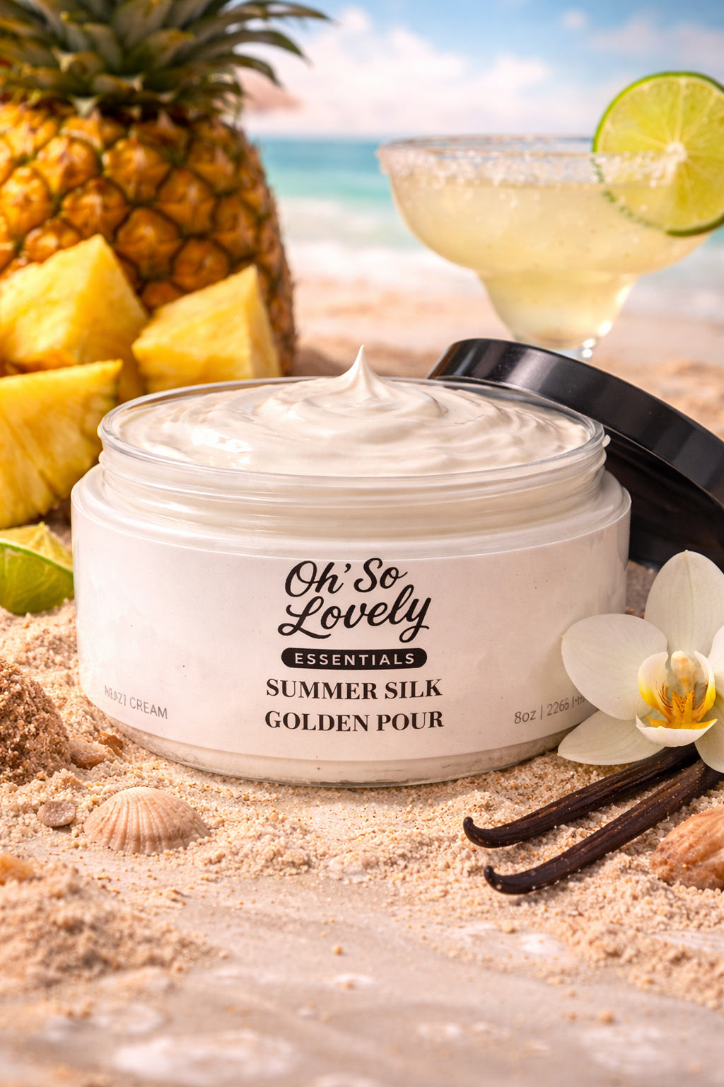 Summer Silk Body Cream 8oz