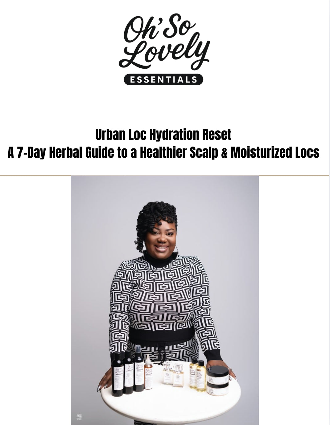 Urban Loc Hydration Reset- Free Guide