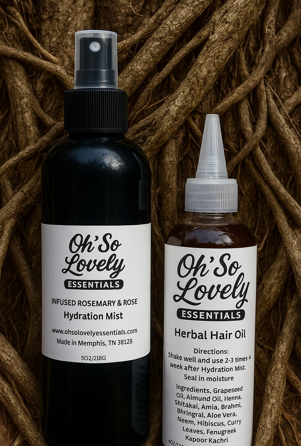 Herbal Oil & Hydration Mist Bundle