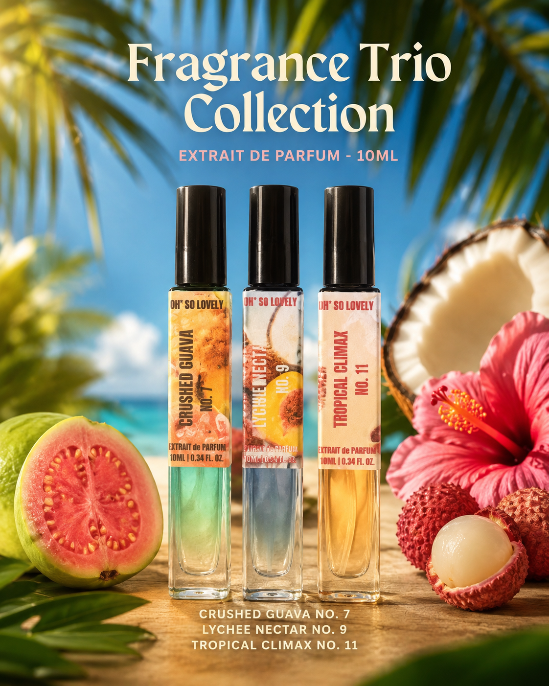 Fragrance Trio Collection 10ml Atomizer