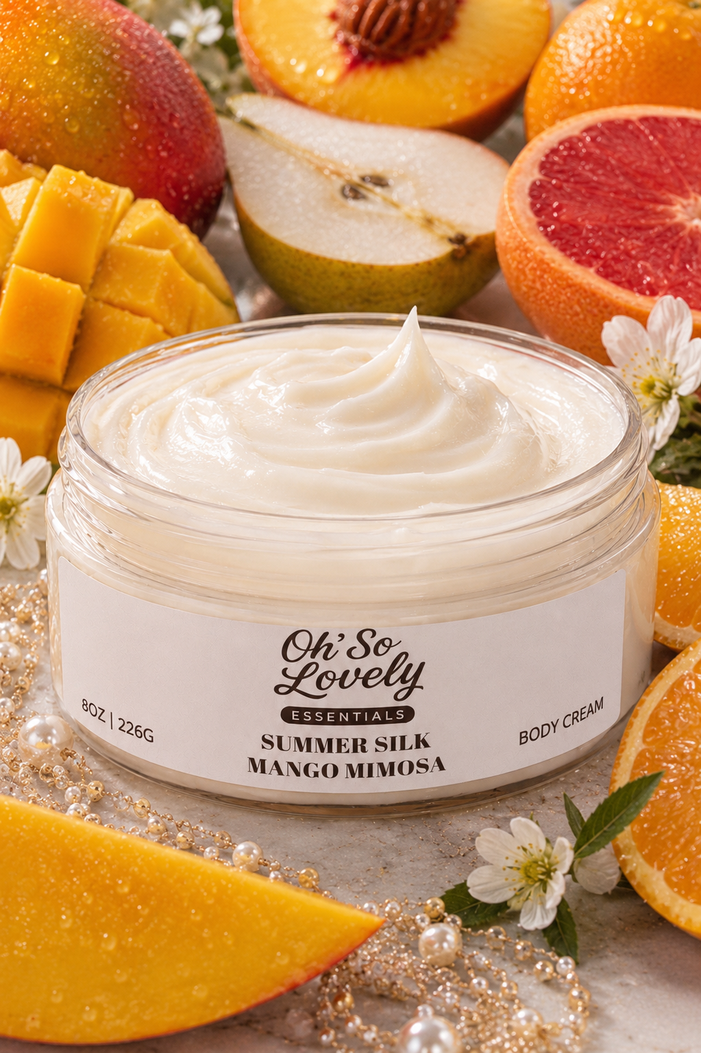 Summer Silk Body Cream 8oz
